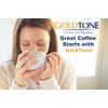 GoldTone Reusable Cup No.2 Cone Coffee Filter Permanent Coffee Plastic Filter- Size 4