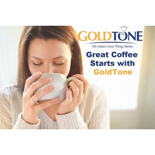 GoldTone Reusable Cup No.2 Cone Coffee Filter Permanent Coffee Plastic Filter- Size 4