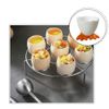 Egg Cups Cartoon Egg Holders Soft Hard Boiled Egg Cups for Breakfast Brunch Soft Boiled Egg (Orange)