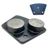 6 Pack Trapezoidal Grinding Disc Medium Bond for Concrete Floor Grinders 30 Grit