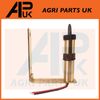 Rotating Amber Beacon Offset Bracket Mount Flexi Pole Tractor Mounting Light