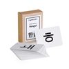 CARDDIA Korean Alphabet - Hangul Flashcards