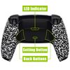 eXtremeRate Textrued White Back Paddles Programable Rise 2.0 Remap Kit for ps5 Controller BDM-010 BDM-020, Upgrade Board & Redesigned Bottom Shell & Back Buttons Set