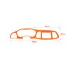 Interior Orange Dashboard Panel Cover Trim for Dodge Challenger 15+ Accessories