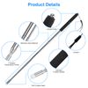 Vicloon Teachers Pointer, Telescopic Pointer Stick, Hand Pointer Extendable Retractable Pointer Teacher Pointer Stick with Lanyard for Presentations Teaching, Lecture,Office