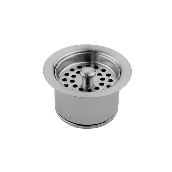 Jaclo 2833-PCH Extensionra Deep Disp Flange with Strainer, Polished Chrome