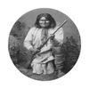 Geronimo Apache Native American Gift PopSockets Swappable PopGrip