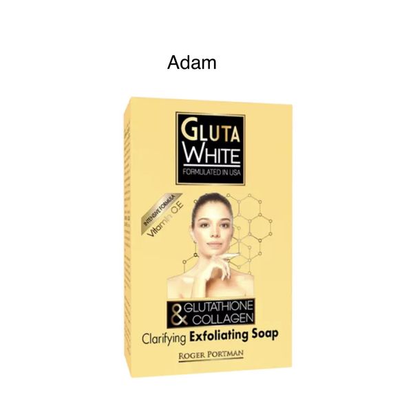 Gluta White  Glutathione & Collagen Clarifying & Exfoliating  Soap