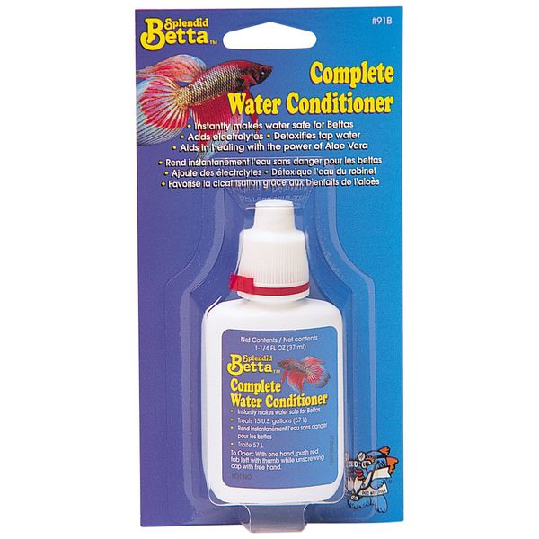 SPLENDID BETTA COMPLETE WATER CONDITIONER Water Conditioner 1.25-Ounce Bottle