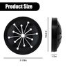 3-Pack 3-1/8 Inch Rubber Drain Insert Splash Guard - Kitchen Sink Baffle & Garbage Disposal Guard - Multi-Function Sink Plugs for Garbage Disposals