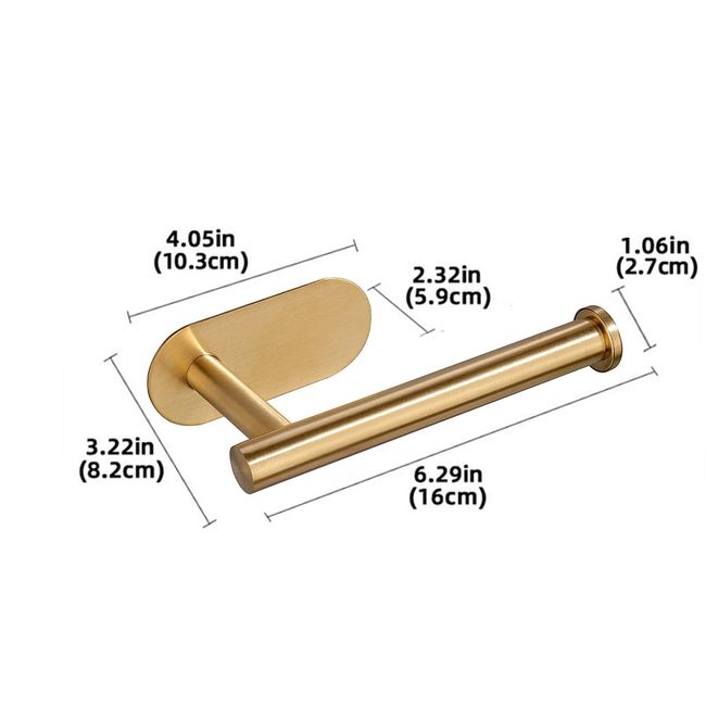 Paper Holder Gold Toilet Paper Roll WC Porte Papier Toilette Wall