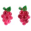 Bluebubble FEELIN FRUITY Raspberry Stud Earrings on Gift Card