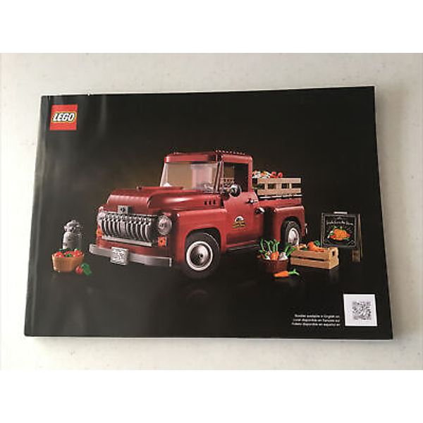 NEW MANUAL ONLY LEGO Pickup Truck Building Toy (10290) NO BRICK OR PARTS LOT 370