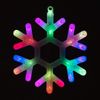 The Christmas Workshop Multi Coloured LED Window Light Snowflake