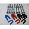 2 Post  or 4 Post Auto Lift Wedge Anchors + Leveling Shims Combo Kit 16 PC
