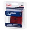 Grote 46982-5 Red Rectangular Submersible Clearance Marker Light with Built-In Reflector (Replacement Part)