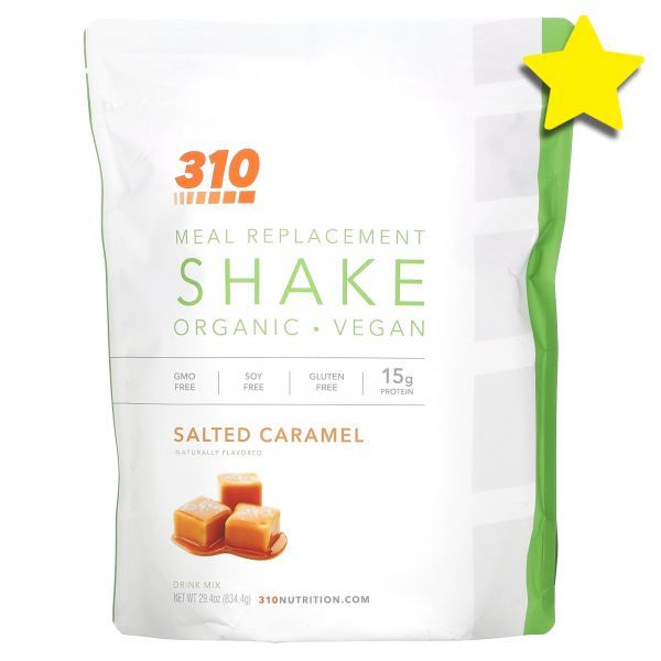 310 Nutrition Meal Replacement Shake Salted Caramel 29.4 oz 834.4 g, 833.48 g Steel Stamina