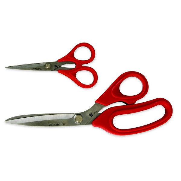 Crescent Wiss 2 Piece Home and Craft Scissor Set, 5-Inch and 8-1/2-Inch - WHCS2