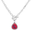 From the Heart Ole Miss Willow Silver Toggle Necklace Licensed Gift