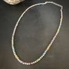 Multicolor 4mm Sterling Silver 16" Necklace 94316