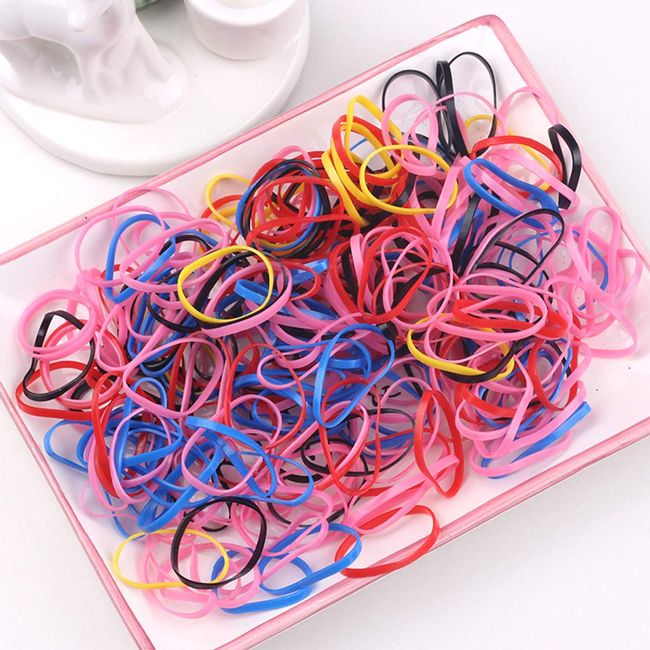 2cm Diameter Mini Rubber Bands, Rubber Elastic Bands Hair Ties, Elastic  Bands for DIY Tied 