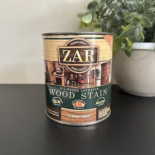 ZAR Quart 115 MODERN WALNUT Oil Based Interior Wood Stain 11512 18E14 Can