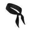 Mizuno Knotted Headband, Black, One Size Fits Most