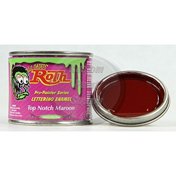 Lil' Daddy Roth 1/4 Pint Pinstriping - Top Notch Maroon