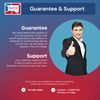 100 Pack - Bodno Clear Vinyl Badge Holders Horizontal