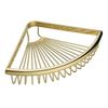 XINYU Bathroom Storage Gold Shower Corner Caddy Modern triangle Bath Shelf,Solid Brass