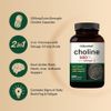 NatureBell Choline 500mg 240 Capsules, Dual Action,  Cognitive & Brain Support