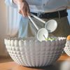 GUZZINI 095801156-CN Salad Server, TIFFANY Milk White