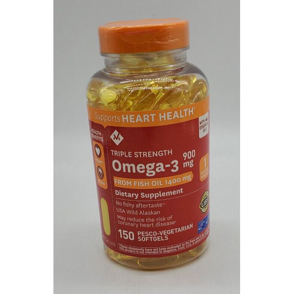 Member's Mark 900mg Triple Strength Omega-3, 150 Total Softgels, EXP 8/31/25