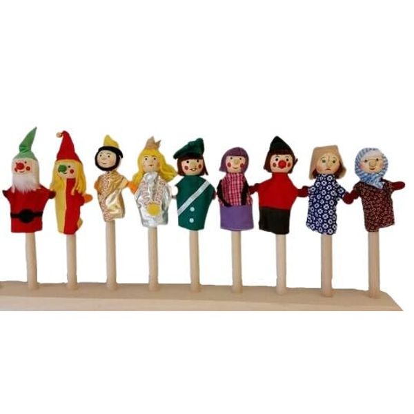 Finger puppets, pack of 9
