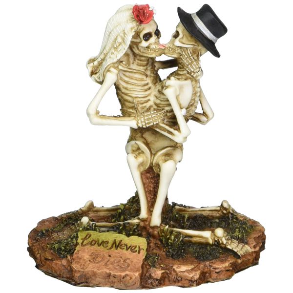 Love Never Dies Collectible Skeleton Sculpture