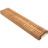 Hardwood British cribbage board - 24cm (9")