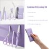 3 PCS Eyebrow Trimming Kit Professional Eyebrow Trimmer Scissors With Mini Comb Stainless Steel Eyebrow Trimming Tool Tweezers Scissors Eyebrow Brush Comb Set for Women Men Eyebrow Shaping