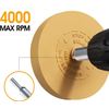 Rubber Eraser Wheel Decal Eraser Adhesive Sticker Drill Remover Tool, 4 Pack