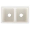 RecPro RV 27" X 16" Double Basin Undermount Kitchen Sink | Stonecase Material