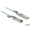 DeLOCK 86641 Glasfaserkabel, 5 m, SFP+, Farbe Aqua