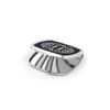 Personalised Monochrome Compact Pocket Mirror Any Name Initials Custom Monogram