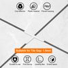 sourcing map 800Pcs Wall Floor Tile Plastic T-Shape Spacers Tiling Tools 1.5mm 1/16" Tile Spacers for Ceramic Tile Installation, White
