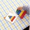 Graphic cube building block