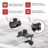 Yakima Universal MightyMount Adapt Classic Yakima Mounts to Aero or Factory Crossbars with Dynaflex Padding for Protection and Grip, Set of 4