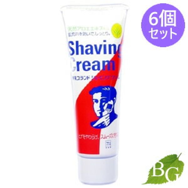 Milk Soap Milk Brand Shaving Cream 80g x 6 pack