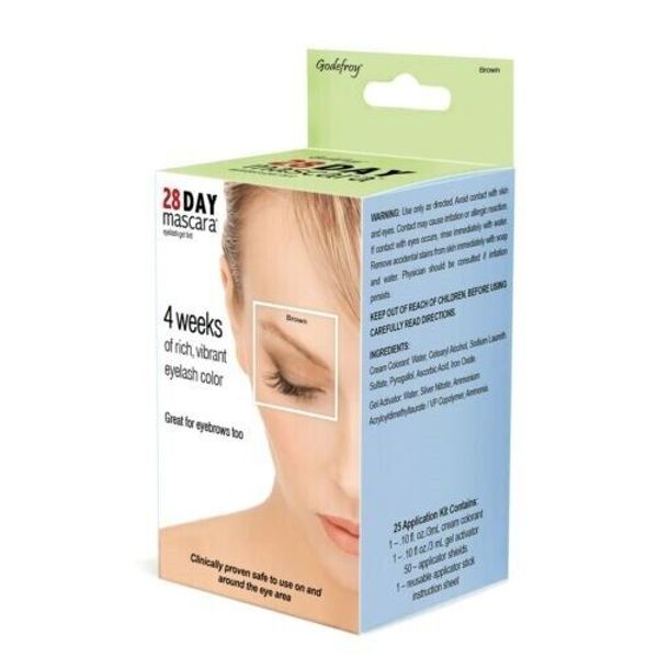 Godefroy 28 Day Mascara - Brown 25 Application Kit