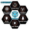 4-sides H11 LED Headlight Bulbs Low Beam Super Bright White 6500K Conversion Kit