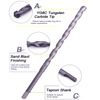 Masonry Drill Bits 3/16 in.x 5-1/2 in. Carbide Tip Flat Shank Drill Concrete Stone Bricks-20Pcs
