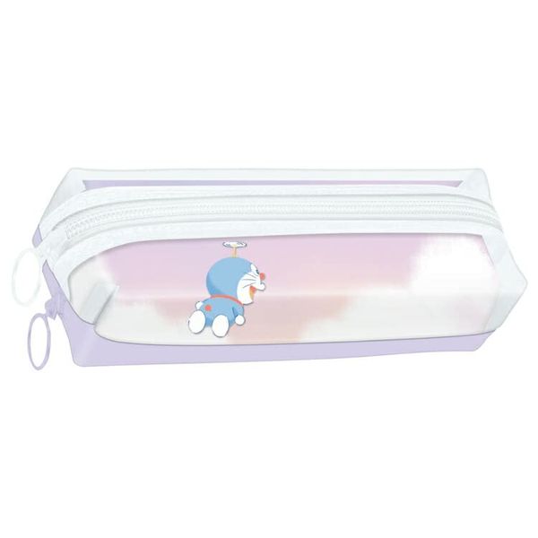 Kamiojapan Doraemon Clear 2 Room Pen Case