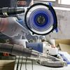 HERZO Surface Grinding Dust Shroud for Angle Grinders 115/125mm, Transparent Polycarbonate